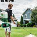Battery Powered Backpack Sprayer 4.2 Gallon, 0-100 PSI Strong Electric Sprayer Compatible with Makita 18V Battery, 5 Nozzles, Weed Sprayer for Lawn & Garden, Yard, Fertilizer (Battery Inc)