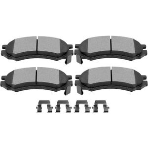 SCITOO D507 Front Ceramic Brake Pads Sets Fit For Saturn SC / SC1 / SC2,For Saturn SL 1991-2002,For Saturn SL1 1991-2002,For Saturn SL2 1991-2002,For Saturn SW1 1993-1999,For Saturn SW2 1993-2001