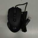 Redragon M612 Predator RGB Gaming Mouse, 8000 DPI Wired Optical Mouse with 11 Programmable Buttons & 5 Backlit Modes, Software Supports DIY Keybinds Rapid Fire Button (Black)