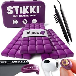 STIKKI Cleaning Putty for Electronics Earbud & Phone Cleaning Kit with Precision Tools Cleaner Kit & Charging Port Cleaning Compatible with iPhone & AirPod Device Maintenance and Repair Kit