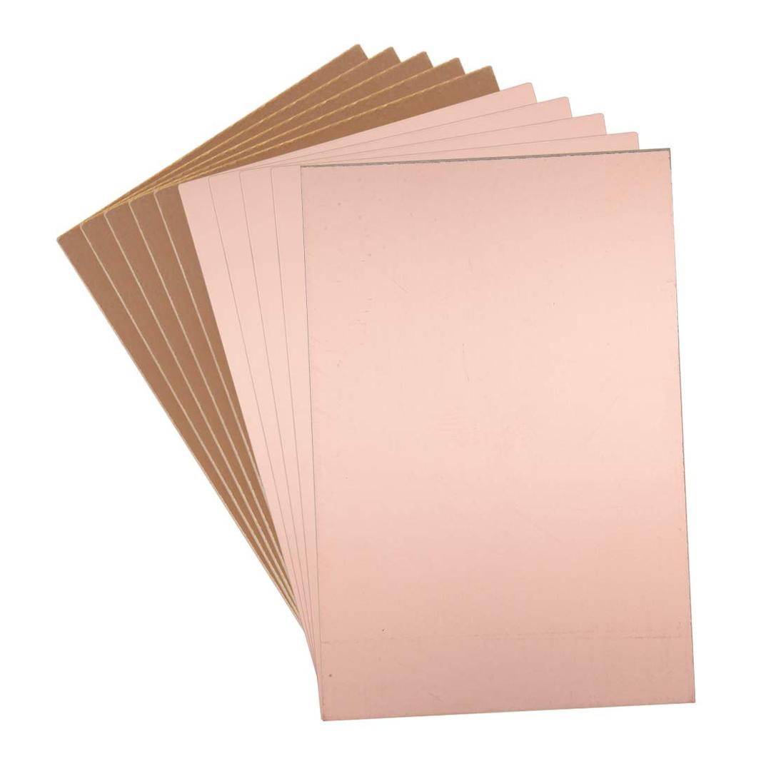 uxcell Single-Sided Copper Clad Laminate PCB Circuit Board, 150x100mm 5.91x3.94 inch, 1.5mm Thickness DIY Prototyping PCB Board, Name Board, 10pcs
