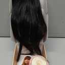 Clip in Bangs, 100% Real Human Hair Fake Bangs Natural Black Clip in Hair Extensions French Bangs Fringe with Temples Hairpieces for Women Natural Blend Curtain Bangs for Daily Wear