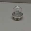 TIHOOD 24PCS Mini Cupcake Stand, Tiny Cake Dome with Clear Plastic For Chocolate, Cheese, Coconut Macaroons, Rum Balls, Candies & More! (Silver)