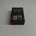 XinXu Gravity Electric Pepper and Salt Grinder Set, Adjustable Coarseness, with LED Light, One Hand Automatic Operation (Set/Black X) (2.5*2.5*7.9inch)