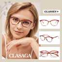 Progressive Multifocus Reading Glasses for Women Pattern Print Blue Light Blocking Spring Hinge Computer Multifocal Ladies Readers(4 Mix Color, 1.25, x)