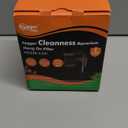 hygger Hang On Back Aquarium Filter, Small Fish Tank Filter Waterfall Filtration System, Adjustable Water Flow with Surface Skimmer, Replaceable Sponge Quiet Hanging Filter for Tank Up to 5 Gal