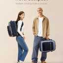 LOVEVOOK 40L Travel Backpack for Women & Men, Airline Approved Carry On Luggage with 3 Packing Cubes, TSA Overnight Bags, Waterproof Personal Item Bag, Weekender Essentials Backpacks fits 17" Laptop