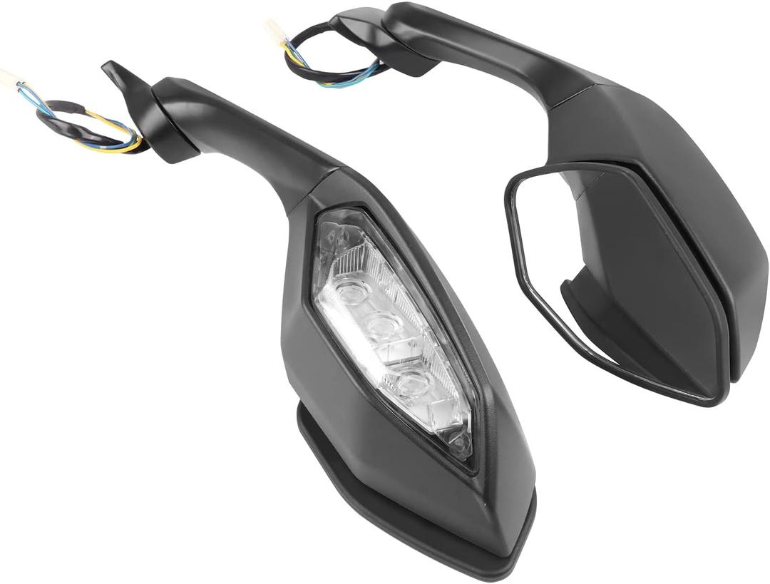 Offroad Rear View Side Mirror Adjustable Motorcycle Side Rearview Mirrors Replacement for Yamaha YZF R1 2015-2025 R6 2017-2022 R1S 2016-2018 R1M 2016-2025