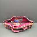 American Mahjong Tile Set with Pink Printed Carrying Bag, 166 Premium Tiles, 4 All-in-One Color Racks/Pushers, Mah Jongg Sets, Mahjong Game Set for Travel, Christmas, Birthday Gifts