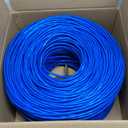 MONK CABLES | CAT6 Plenum Cable 1000ft | UTP, 23AWG, 550MHz | DSX-8000 Certified | Most Certified Cable of The Whole Market (Blue)