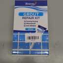 Deuvuo Tile Grout Repair Kit,12 Pcs White Grout Filler for Tile Floor, Grout Paint Pen Kit for Shower Bathroom Kitchen, Fast Drying Grout Sealer for Tile Joints and Gaps, Restore Grout Line
