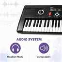 61 Key Keyboard Piano,with Built-in Speaker and Microphone, Portable Electronic Digital Piano for Beginners, Perfect Musical Starter Instrument, Ideal Gift for Aspiring Musicians