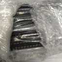 Black Galvanized Rebar Stakes, J Hook Ground Anchors for Trampoline, Fence, Camping Tent, 12 Inch, 36 Pack