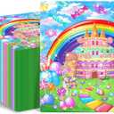 80 Pcs Candyland Birthday Paper Napkins Sweet Candy Lollipop Castle Disposable Napkins Sweetest Candy Theme Napkins for Kids Birthday Party Supplies Table Decor