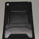 Soke Case for iPad 6th/5th Generation 9.7 Inch 2018/2017,with Built-in Screen Protector and Kickstand, Rugged Full-Body Heavy Duty Protective Cover for Apple iPad Air 2 /Pro 9.7 - Black