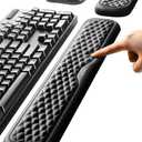 Vaydeer Wrist Rest for Keyboard and Mouse, Computer Ergonomic Wrist Support Pad, Soft Memory Foam Arm Cushion for Desk, Palm Hand Office Laptop Typing