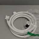 SUIGETSU Washing Machine Hose 10FT - Anti-Burst PVC Water Supply Line with Quick Connect Adapter & Brass Nuts, Universal Fit for LG Samsung Whirlpool Maytag (118inches)