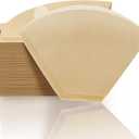 2 x #2 Cone Coffee Filters,200 Count Premium Coffee Filter,2-6 Cup,Disposable Coffee Filters for Drip Coffee Makers and Pour Over (200, Brown)