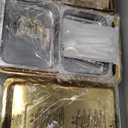 Chafing Dishes for Buffet, 8 Qt High Grade Chafing Dish Buffet Set, Rolled-Edge Design Food Warmers for Parties, Buffet, Wedding, Birthday, Camping 4 Pack 6 Pans [Gold]