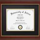 CORE ART Diploma Frame Display 11x14 Documents with Mat or 15x18 Pictures without Mat, Real Wood Wall Frame with Tempered Glass(Chocolate Brown), 15x18 for 11x14