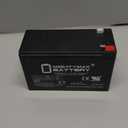 ML7-12 - 12 VOLT 7.2 AH SLA BATTERY - Mighty Max Battery brand product, black