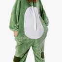 OLAOLA Adult Onesie, Animal Halloween Costume, Unisex Onesies Plush Cosplay Pajamas One-Piece Sleepwear, Medium