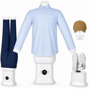 1250W Automatic Ironing Machine,Electric Hot Air Garment Dryer & Wrinkle Remover with Inflatable Mannequin Bag, Hands-Free Shirt & Pants Press, Portable Fast-Dry Iron for Home & Travel