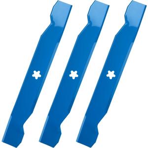 Aeagle 532137380 137380 50'' High Lift Mower Blades for Husqvarna Poulan Craftsman AYP GT200 GTH220 GTH2350 PP20H50J 50 inch Deck Lawn Tractor Replace 156468, 3 Pack (Blue)