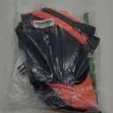 Queenmore Ripstop Dog Life Jacket Shark Life Vest for Dogs, Safety Lifesaver with High Buoyancy and Lift Handle for Small and Medium Breeds, Orange, Size: L