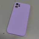 Vooii Compatible with iPhone 11 Case, Upgraded Liquid Silicone with [Flat Edges] [Camera Protection] [Soft Anti-Scratch Microfiber Lining] Phone Case for iPhone 11 6.1 inch - Light Purple