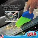 2 x LOLA Heavy Duty Whisk Broom, Hand Brush, 2 Pack Durable Bristles, Whisks Away Dirt & Debris, Compact, Hang Hole for Easy Storage, Indoor/Outdoor