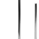 Flash Furniture Lars 24" Round Wood Cocktail Table with 30" and 42" Adjustable Columns, Adjustable Bar Height, for Events or Home Use