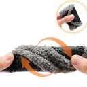 ANLUKE Kids Toddler Slippers Boys Girls Indoor House Shoes Non-Slip Slippers Socks Outdoor Warm Walking Shoes (Gray)