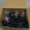 Lampat String Lights, LED 50 Lights Bulb 50Ft G40 Globe String Lights with Bulbs-UL Listd for Indoor/Outdoor Commercial Decor