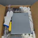 Com-Pak Electric Wall Heater Complete Unit with Thermostat, High Capacity 5120/3840 BTU, 240 Volt, 1500 Watt (Model: CSC152TW, Part: 67506), White