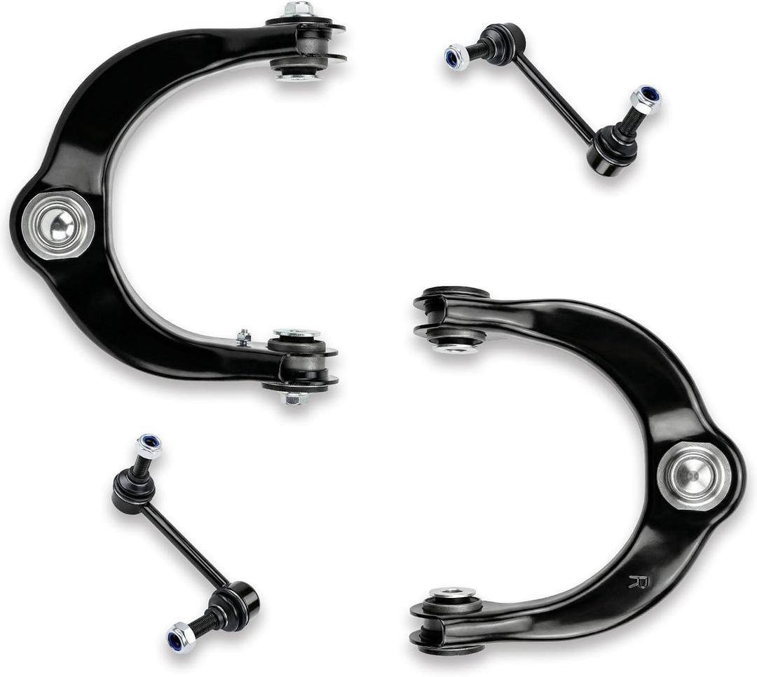 4Pcs Front Lower Control Arm Suspension Kit for DODGE DURANGO 2011 2012 2013 2014 2015, Compatible with JEEP 2011-2015 GRAND CHEROKEE, Replaces OE# K621608 K621607 K750578 K750579
