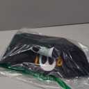 Halloween Bucket Halloween Basket for Kids, Trick or Treat Bags with Embroidery Foldable Candy Buckets Pumpkin Bucket Candies Basket with Handle for Party Decorations, (Black)