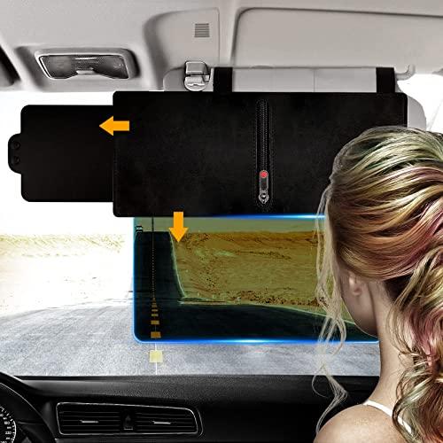 Upgraded Polarized car Sun Visor Extender Visor Extender Sun Blocker Sun Visor for car Windshield Automotive Interior Sun Protection,Protects from UV Rays(Passenger_Side)
