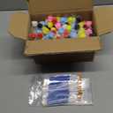 JellyArch 20 Set Flower DIY Painting Kit Ceramic to Paint Your Own Statues Unpainted Plaster Figurines Brushes Acrylic Paints Bags Party Favor for Adults