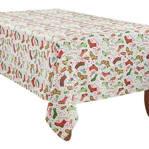 Christmas Stockings Tablecloth (65"x104")