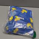 NACOCO Large Dog Raincoat Adjustable-Pet Rubber Ducks Yellow Water Proof Clothes Lightweight Rain Jacket Poncho Hoodies with Strip Reflective Blue (Blue XXXL, Yellow Duck)