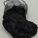 U-NICE HOME Loveseat Cover Stretch Couch Cover Sofa Cover Sofa Slipcover Furniture Protector for 2 Cushion Couch Sofa Pet Friendly (Oversized Loveseat, Black)