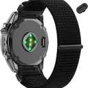 22mm Nylon Watch Bands for Garmin tactix 8/Fenix 8 pro 47mm/Fenix E/Fenix 7/Fenix7 Pro/Fenix 6 Pro/Fenix 6,QuickFit Sport Band for Fenix5/Fenix 5 Plus/Forerunner 970/965/945/Descent G2/G1 Solar