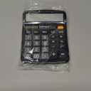 CATIGA 12 Digit Desk Calculator, Desktop Calculators with Large LCD Display & Big Buttons, Dual Power Solar & Battery, Standard Basic 4 Function Calculator for School, Office, Home (Black)