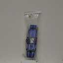 Tuff Pupper Heavy Duty Tactical Dog Collar | 1.25" Wide Ballistic Nylon | Reflective Stitching | Integrated ID Tag Holder | Stainless Steel Buckle | Padded Lining | Small & Medium Dogs (Blue, M)