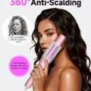 TSUYAGLA Automatic Curling Iron,1 1/4 inch Hair Curler with 3 Temperatures, 10S Fast Heating, 2-Way Rotation, 30 Min Auto Shut-Off, 500 Million Ionic, Anti-Scald-Tangle for Long Hair