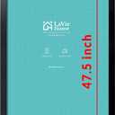 LaVie Home 24 x 48 Picture Frame, Large Poster Frame with High Definition Plexiglass, Horizontal or Vertical Wall Gallery Poster Frames Suitable for Photos, Artworks, Posters,Puzzle, Black 1pc