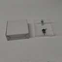 Thermostat Lock Box with Key, Universal Thermostat Cover with Lock, Small Thermostat Lock Box Guard, Clear AC Lock Box Compatible with Nest Thermostat On Wall 4.8" H x 4.53" W or Smaller