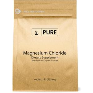 Pure Original Ingredients Magnesium Chloride (1 lb), Eco-Friendly Packaging, Crystal Powder, Magnesium Supplement