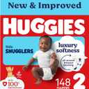 Huggies Size 2 Diapers, Little Snugglers Baby Diapers, Size 2 (12-18 lbs), 148 Count